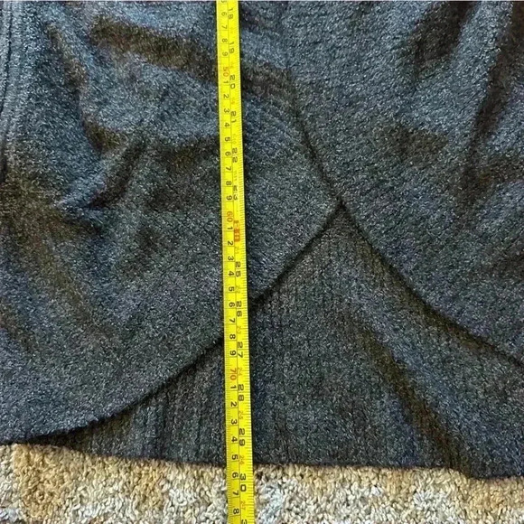 Barefoot Dreams open cardigan sweater Cozy Chic Lite XS Small gray loungewear - Picture 11 of 15